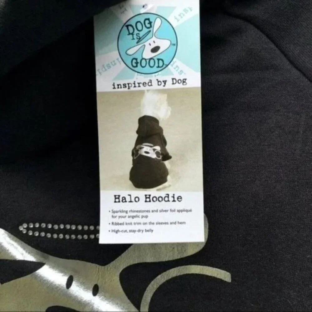 Dog Is Good Halo Hoodie Dog Sweatshirt Size Large